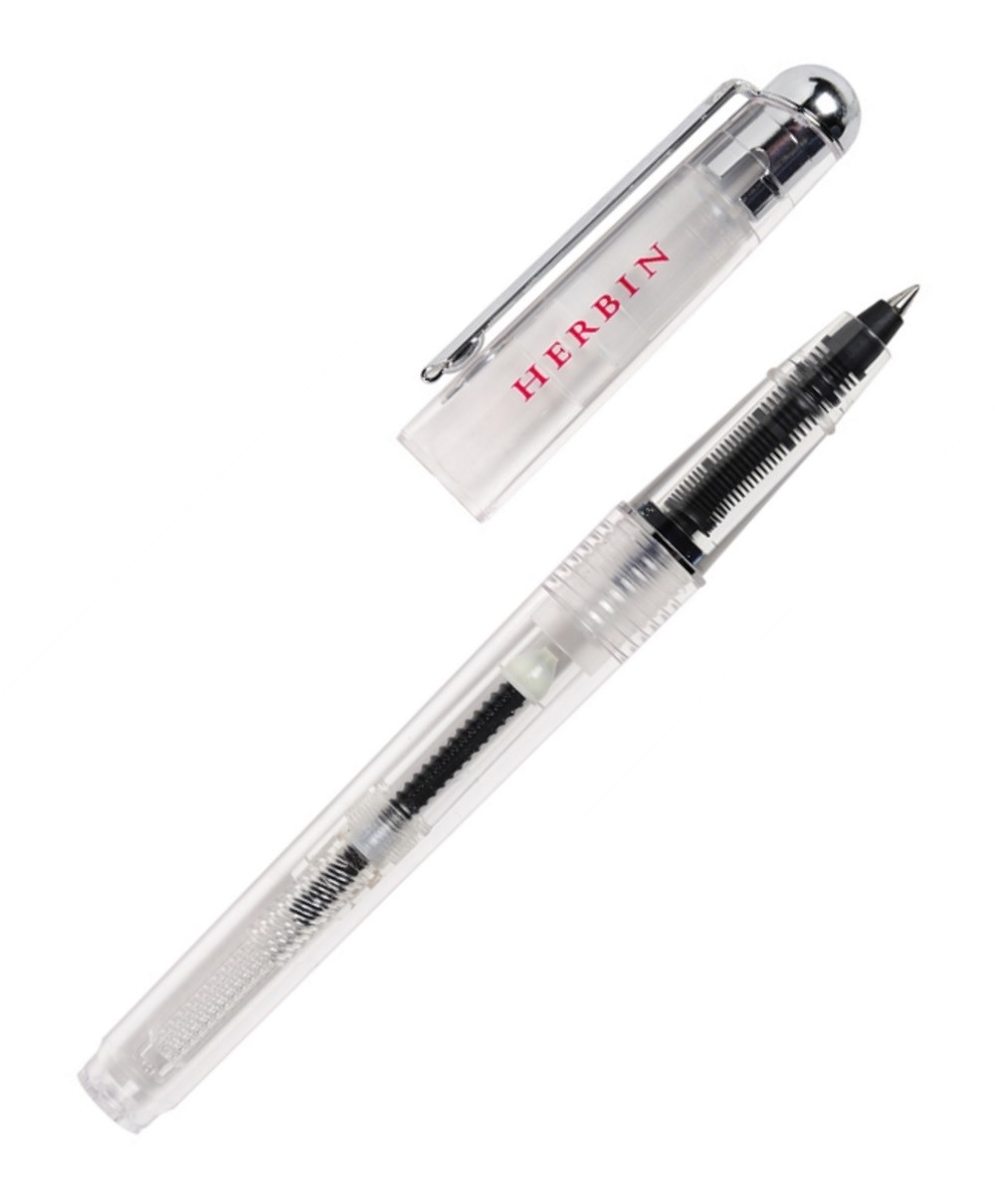 Buy J Herbin Long Transparent Rollerball Pen With Converter at Mighty