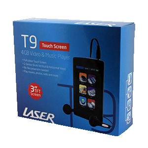 Laser Media Player T9 8GB 3 TFT LCD Touch Screen