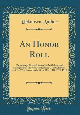 An Honor Roll by Unknown Author image