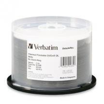 Verbatim DVD+R DL 8.5GB 50Pk White Thermal 2.4x image