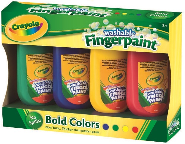 Crayola: Washable Fingerpaints - 4 Pack image