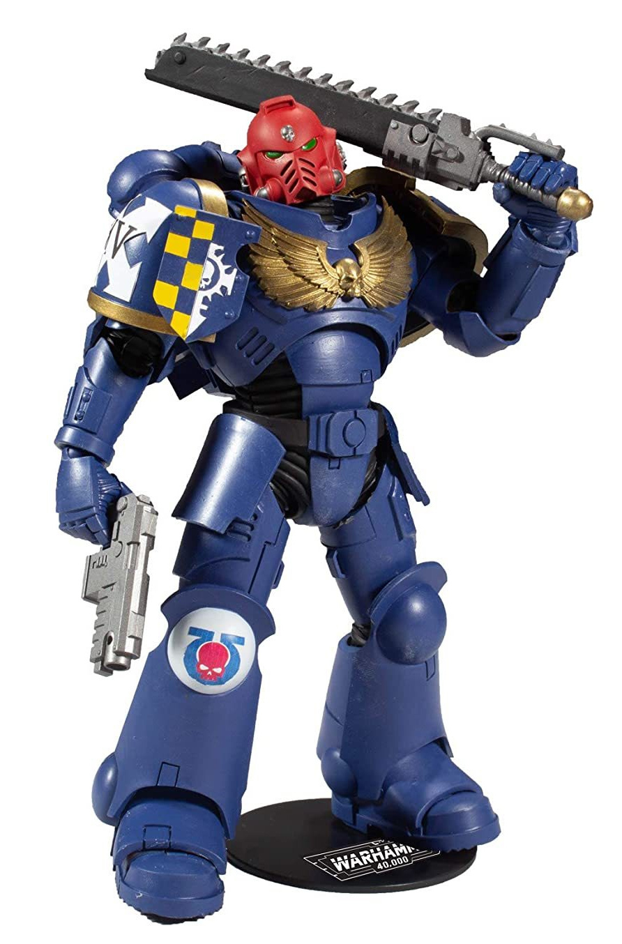 Ultramarines Primaris Assault Intercessor 7" Action Figure at