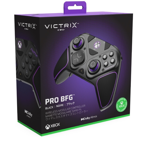 PDP Victrix Pro BFG Wireless Controller for Xbox (Black) on PC, Xbox Series X, Xbox One