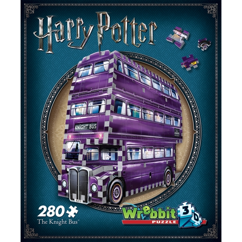 Harry Potter: 280pc 3D Puzzle - The Knight Bus image