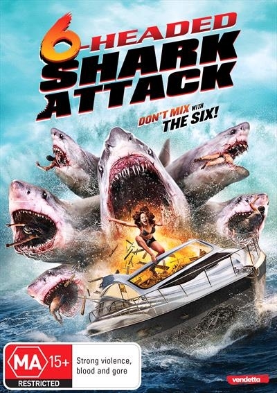 6 Headed Shark Attack on DVD