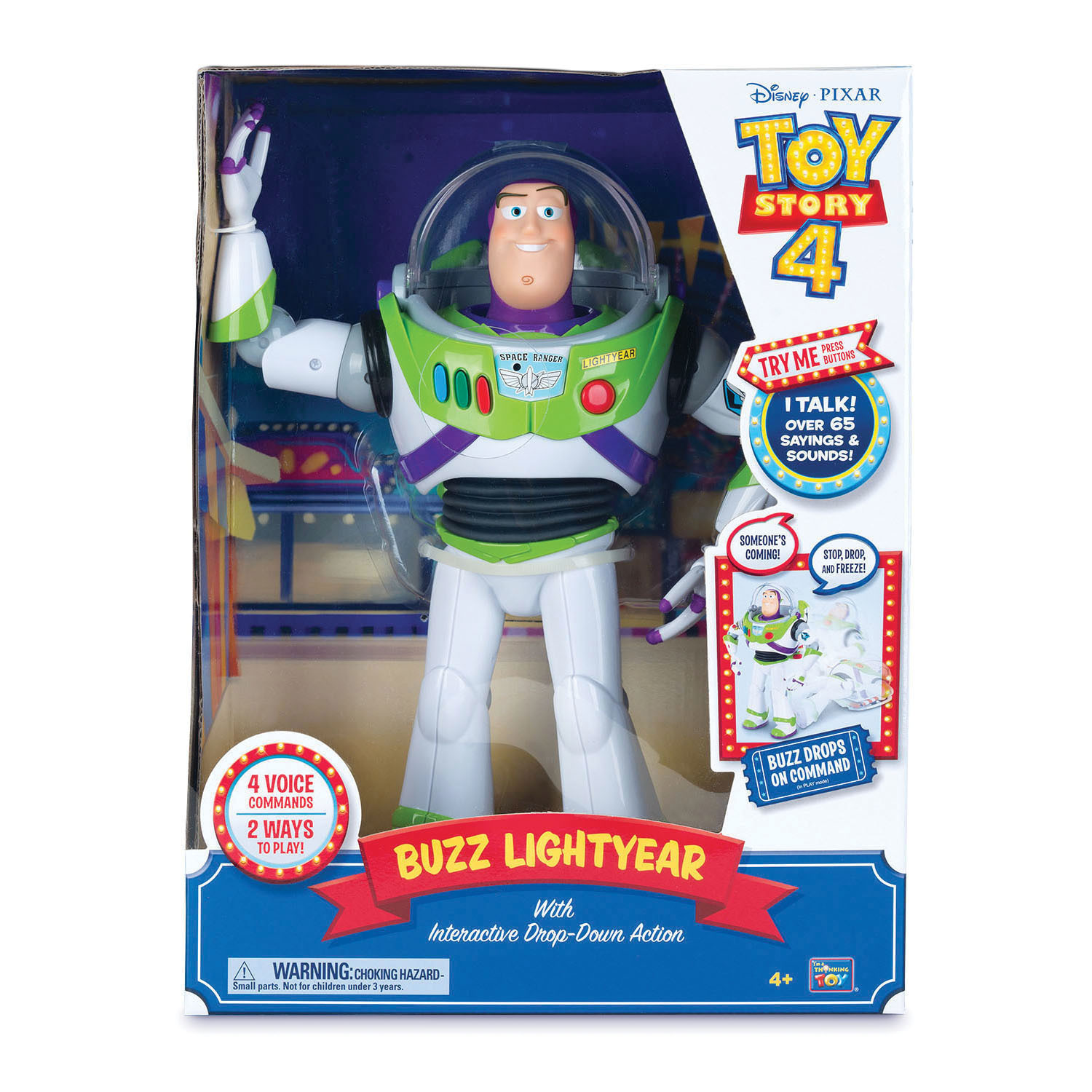 Toy Story 4: Buzz Lightyear 12" - Interactive Figure