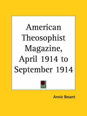 American Theosophist Magazine Vol. 2 (1914) by Annie Besant image