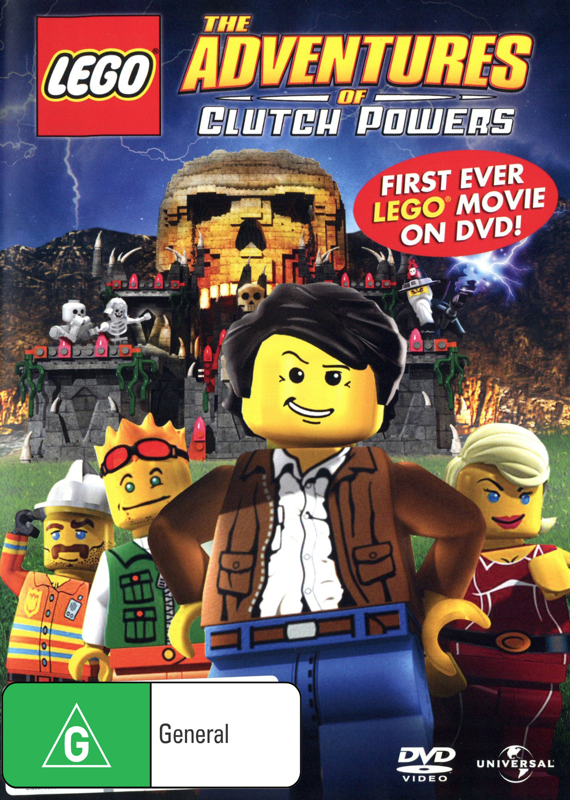 Lego - The Adventures of Clutch Powers on DVD image