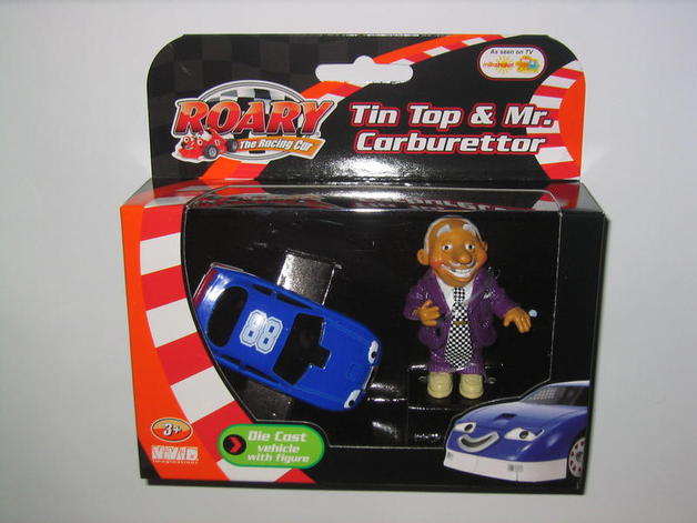 Buy Roary Die Cast Vehicle w/Figure - Tin Top & Mr Carburettor at