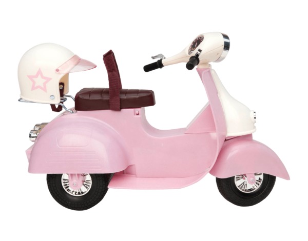 Our Generation: Accessory Set: Ride in Style Scooter - Pink & Ivory