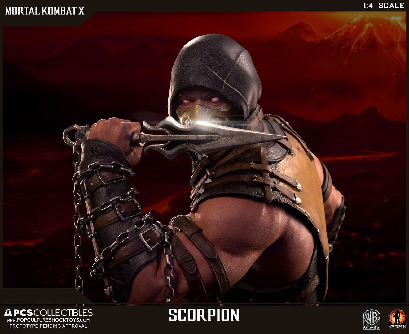 Mortal Kombat X: Scorpion - 21" Statue