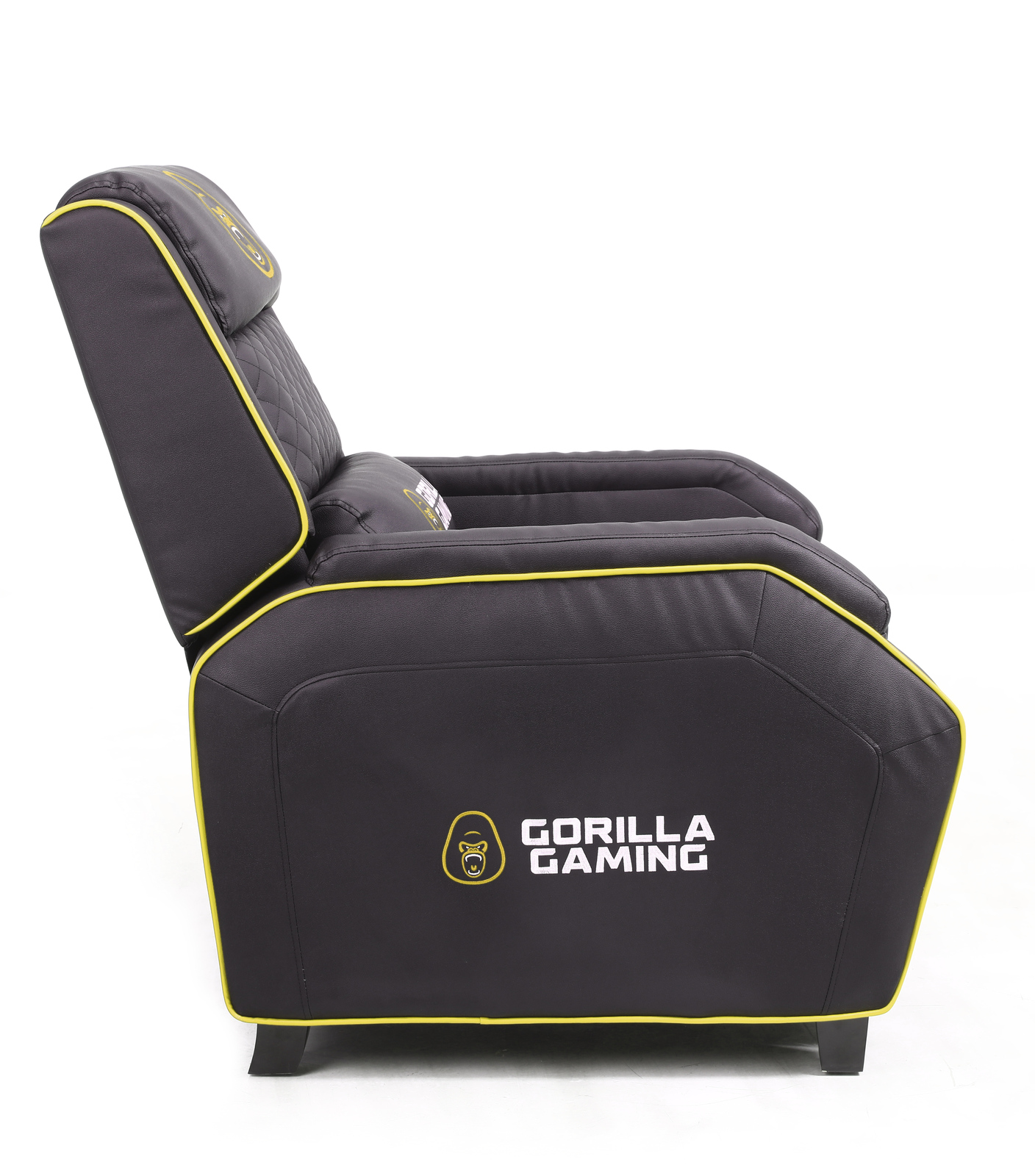 Gorilla Gaming Sofa - Black & Yellow for image