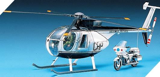 Academy Hughes 500D Police 1/48 Model Kit