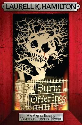 Burnt Offerings (Anita Blake #7) (red frame) by Laurell K. Hamilton image