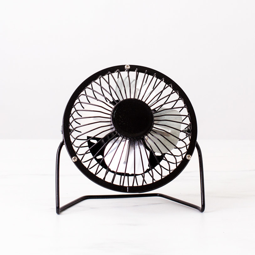 Easy Breezy Desk Fans (Black/Silver) image