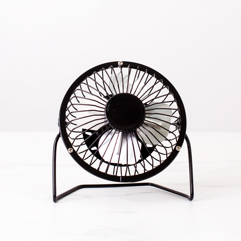 Easy Breezy Desk Fans (Black/Silver)