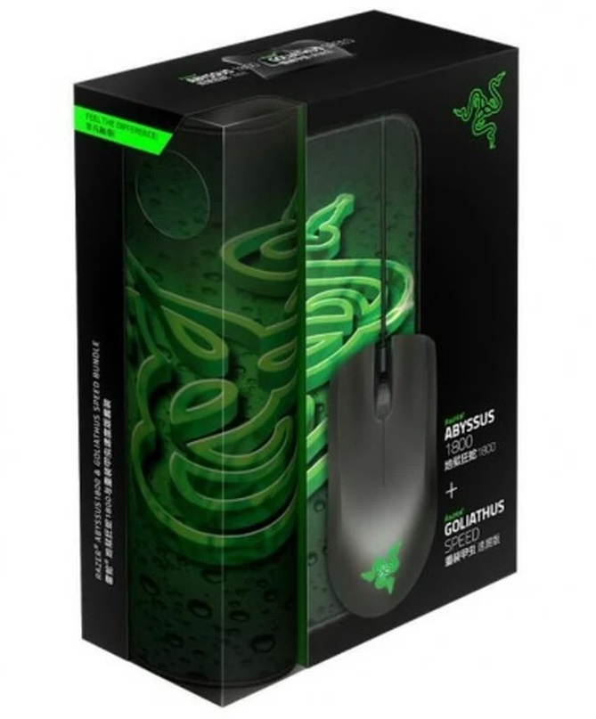 Razer Abyssus Gaming Mouse + Goliathus Mouse Mat