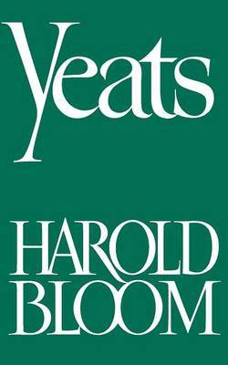 Yeats by Harold Bloom image