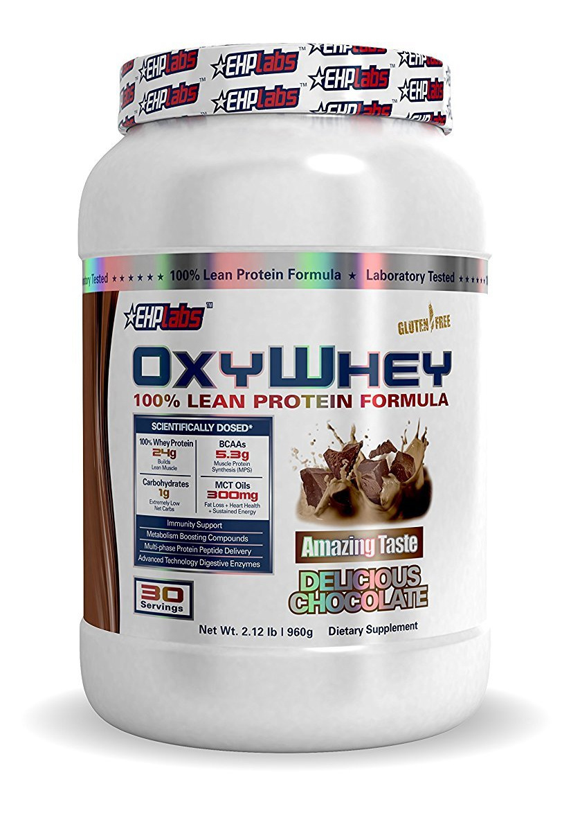 EHP Labs Oxywhey Lean Protein - Delicious Chocolate (960g - 30 Serves) image