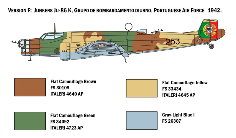 Italeri 1/72 JU-86 E-1/E-2 - Model Kit image