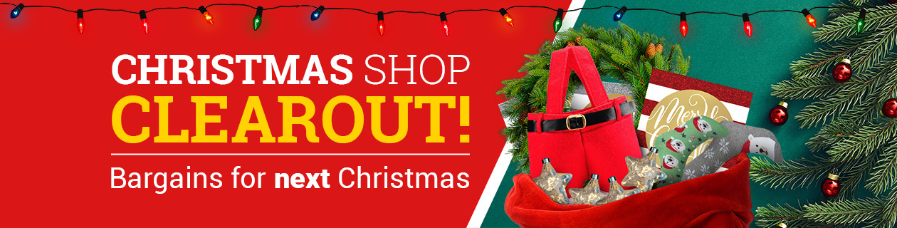 Christmas Shop Clearout on NOW!