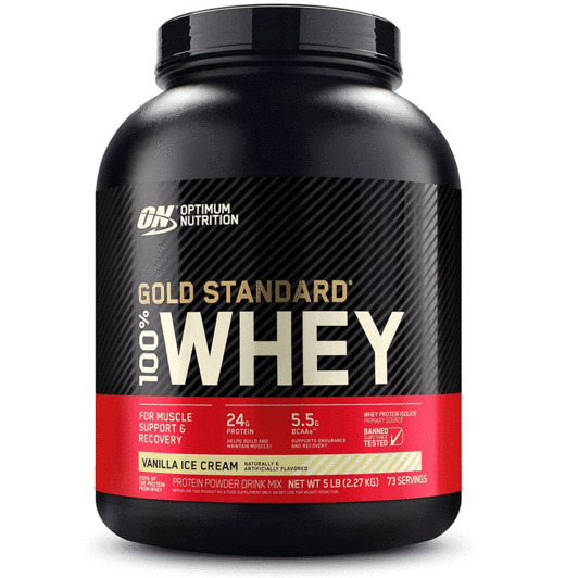Optimum Nutrition Gold Standard 100% Whey - Vanilla Ice Cream (2.27kg) image