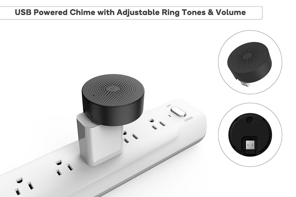 Kogan SmarterHome Security Camera Doorbell 2 Pro (Space Grey) at