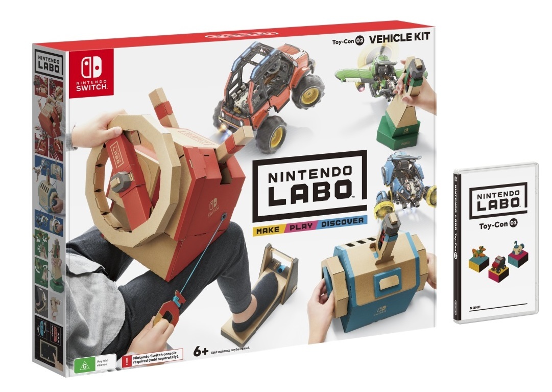 Nintendo Labo Toy-Con 03 Vehicle Kit on Switch