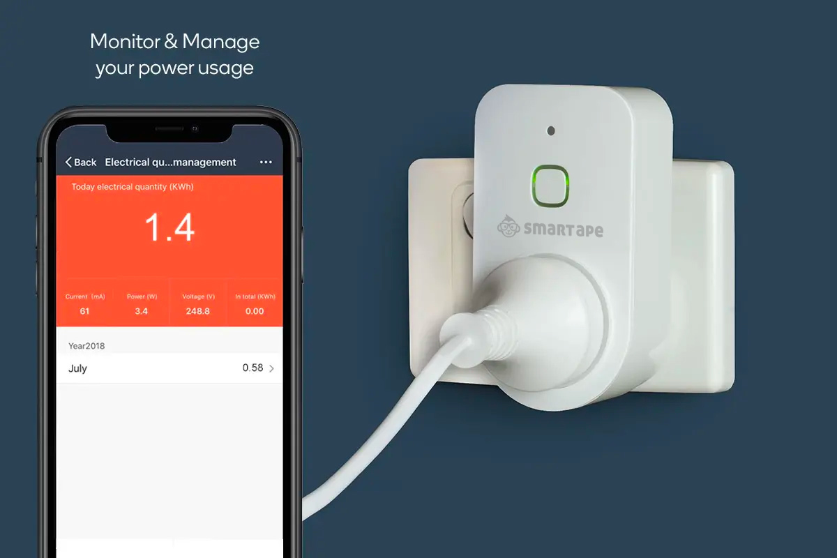 Smart Ape: WiFi Plug With Power Meter