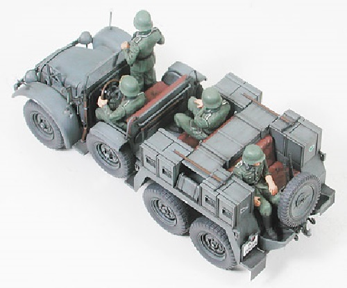 Tamiya 1/35 Krupp Towing Truck W/37mm Pak - Model Kit image