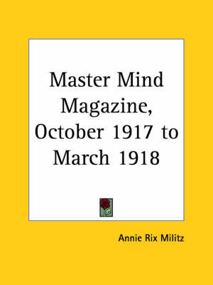 Master Mind Magazine (1917): v. 13 image