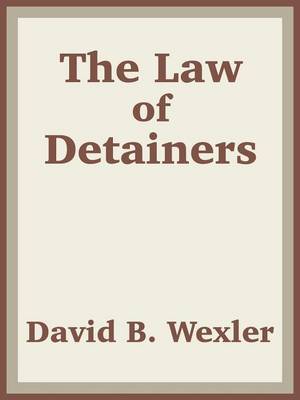 The Law of Detainers by US Department of Justice image