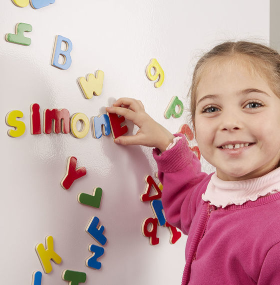 Melissa & Doug: Magnetic Wooden Alphabet image