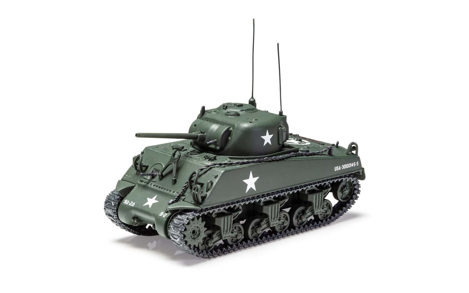1/50 Sherman M4A3 Tank Diecast Model at Mighty Ape Australia
