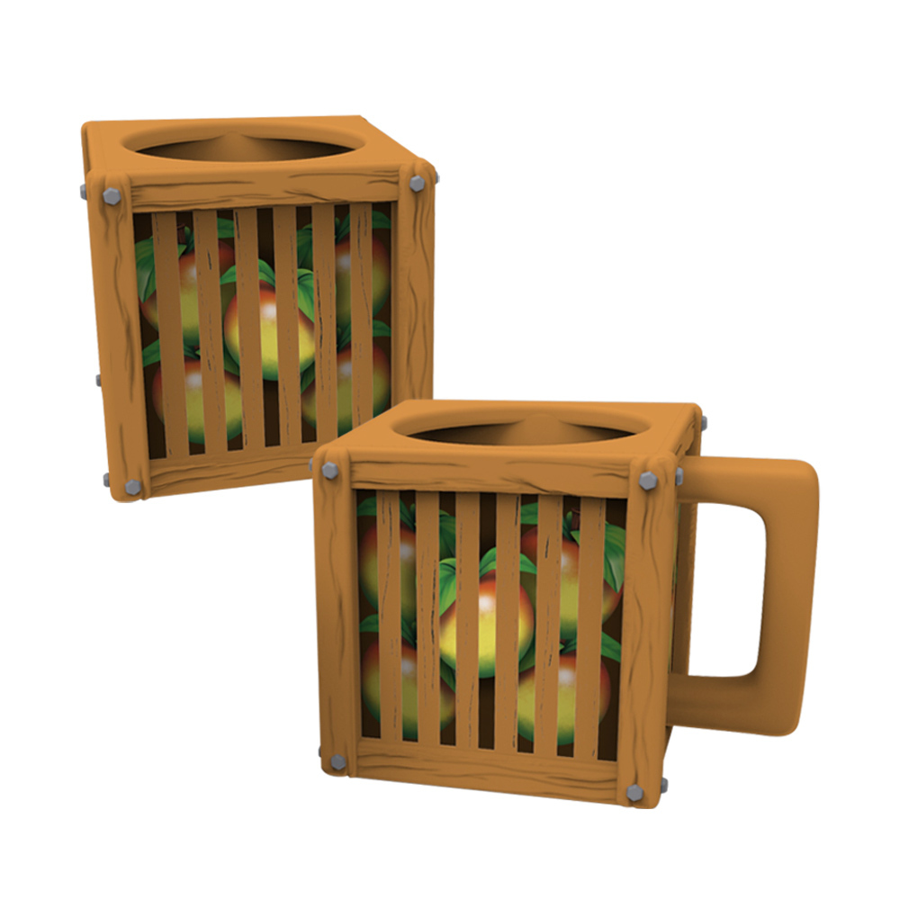 Crash Team Racing Wumpa Fruit Crate Mug