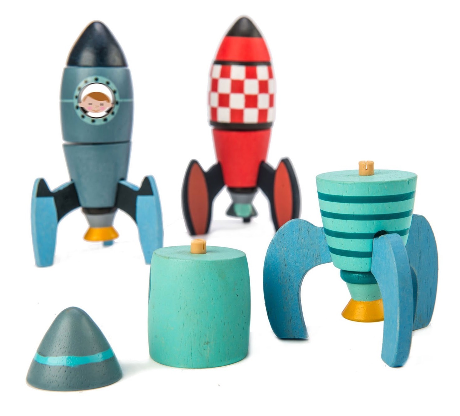 Buy Rocket Construction Wooden Playset at Mighty Ape NZ