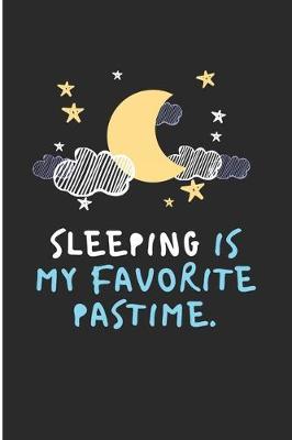 Sleeping Blank Lined Notebook by Debby Prints image