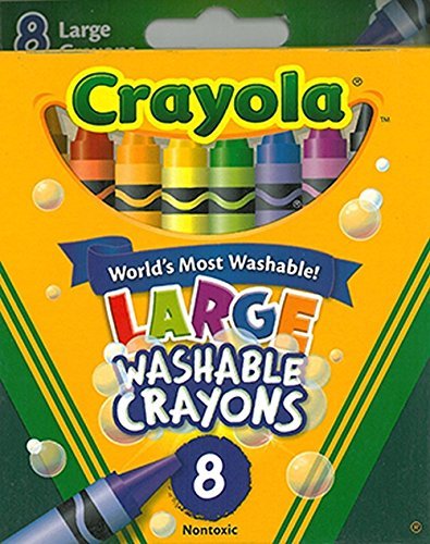 Crayola: 8 Washable Large Crayons - Crayola image