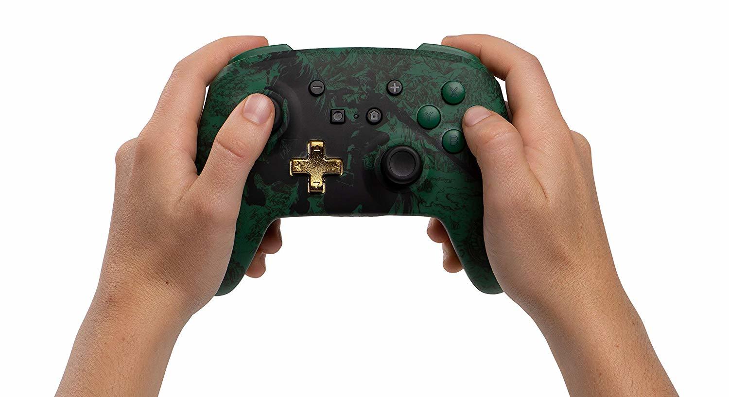 Nintendo Switch Wireless Controller - Zelda Silhouette on Switch