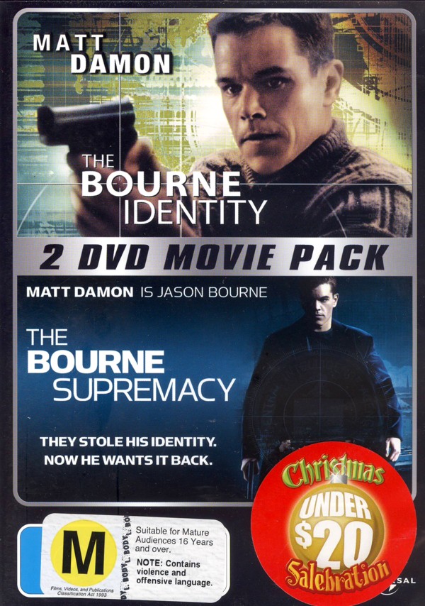 Bourne Identity / Bourne Supremacy on DVD image