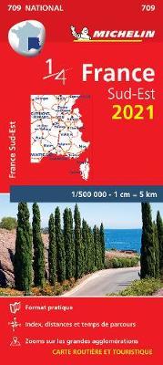 Southeastern France 2021 - Michelin National Map 709 image