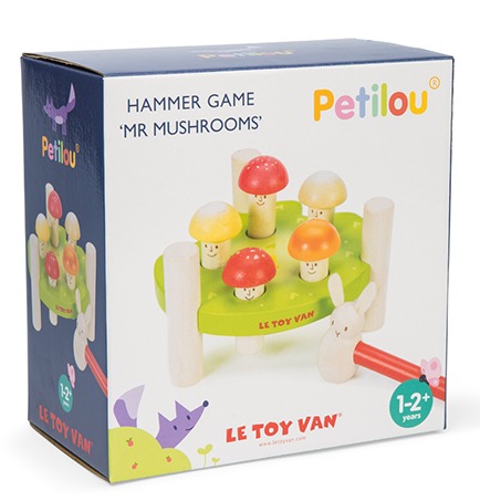 Le Toy Van: Petilou - Mr Mushrooms Hammer Game image