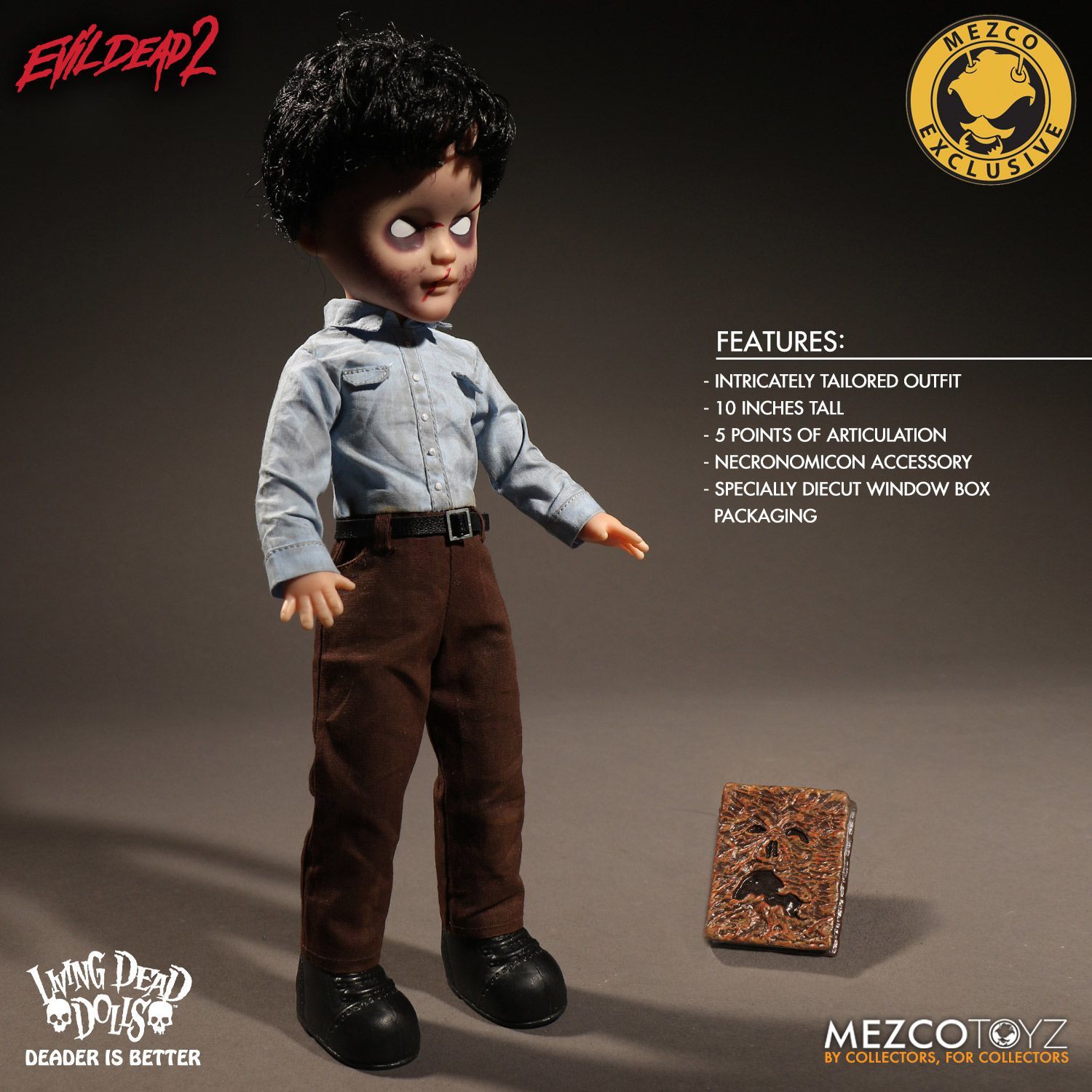 Living Dead Dolls: Evil Dead 2 - Deadite Ash 10" Doll image