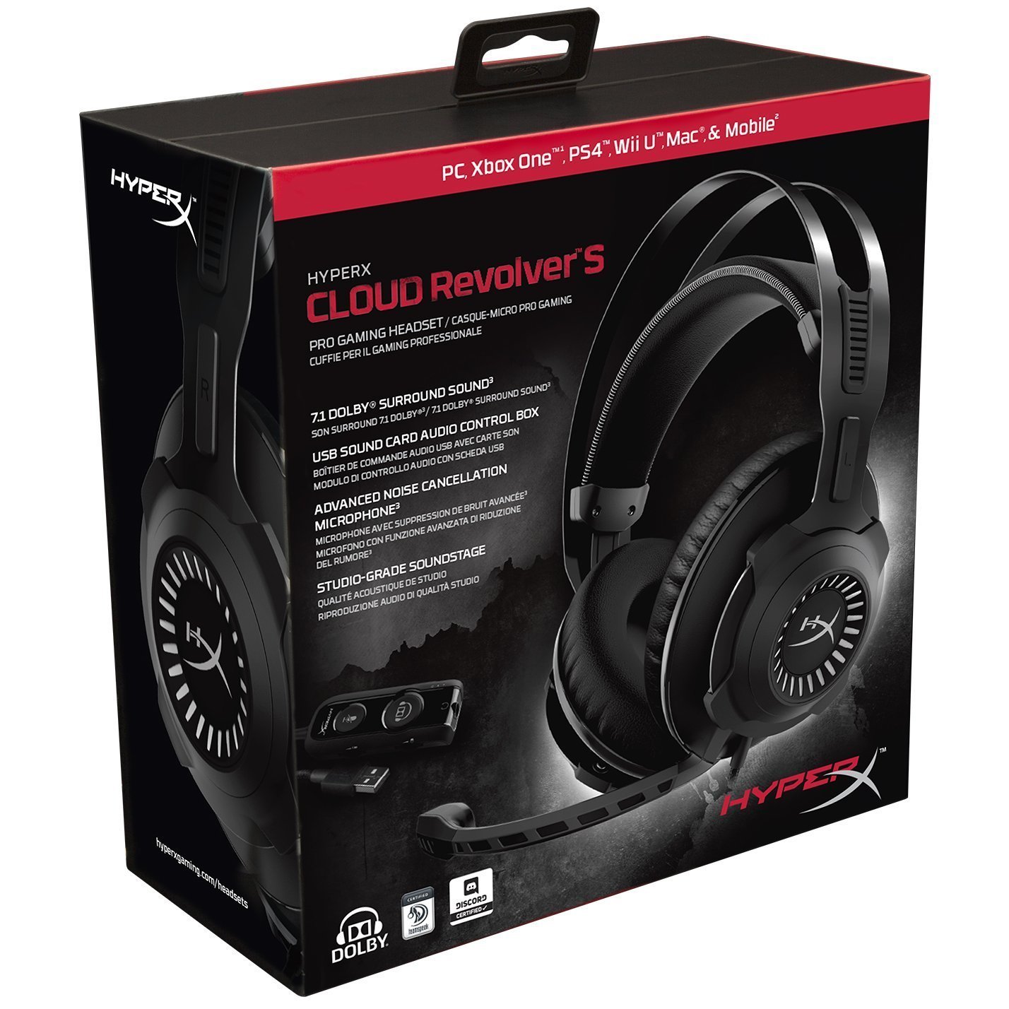 Kingston HyperX Cloud Revolver S Gaming Headset for image