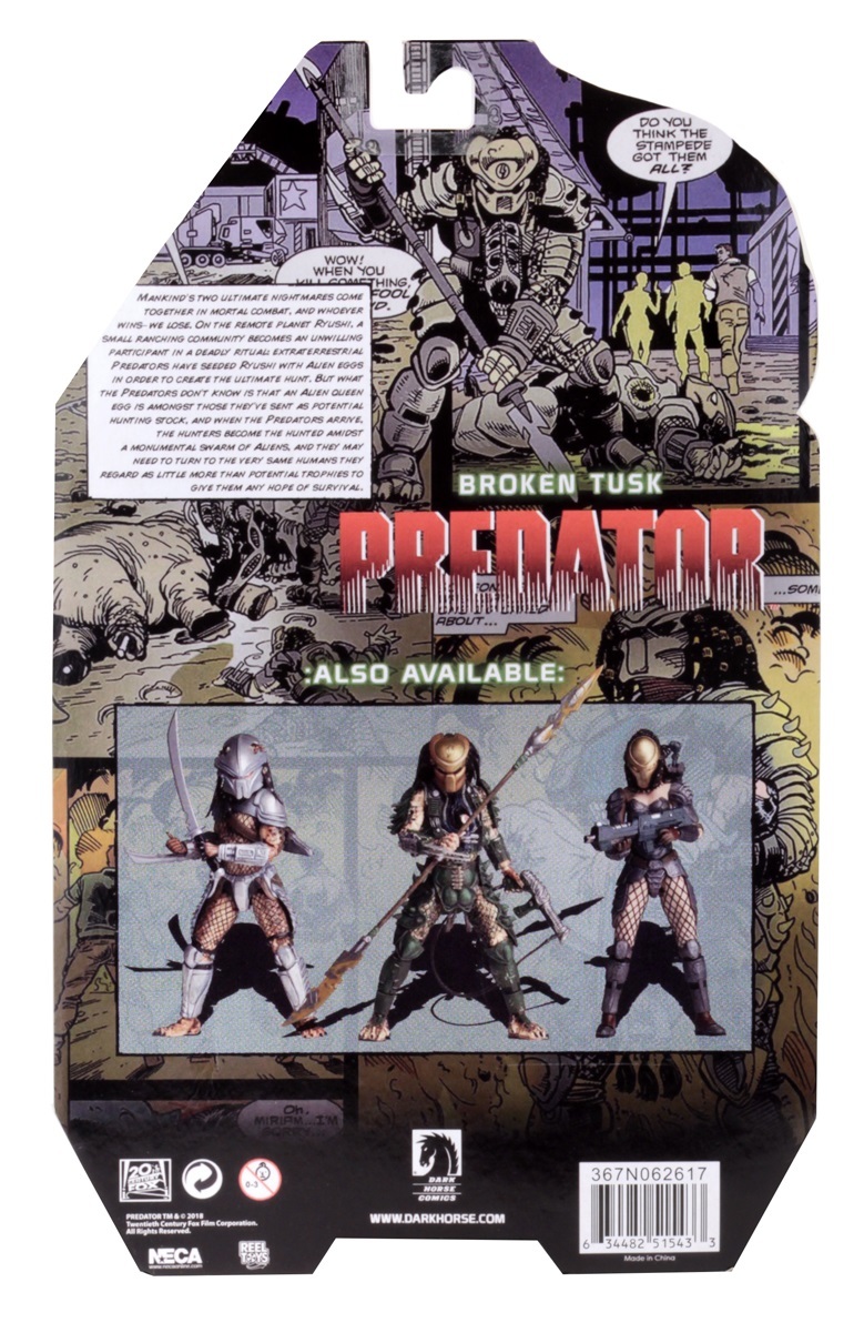 Predators: Broken Tusk - 8" Action Figure