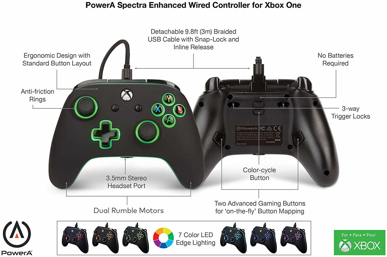 Xbox One Spectra Enhanced Wired Controller Xbox One Buy Now at