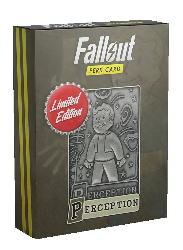 Fallout: Replica Perk Card - Perception | at Mighty Ape NZ