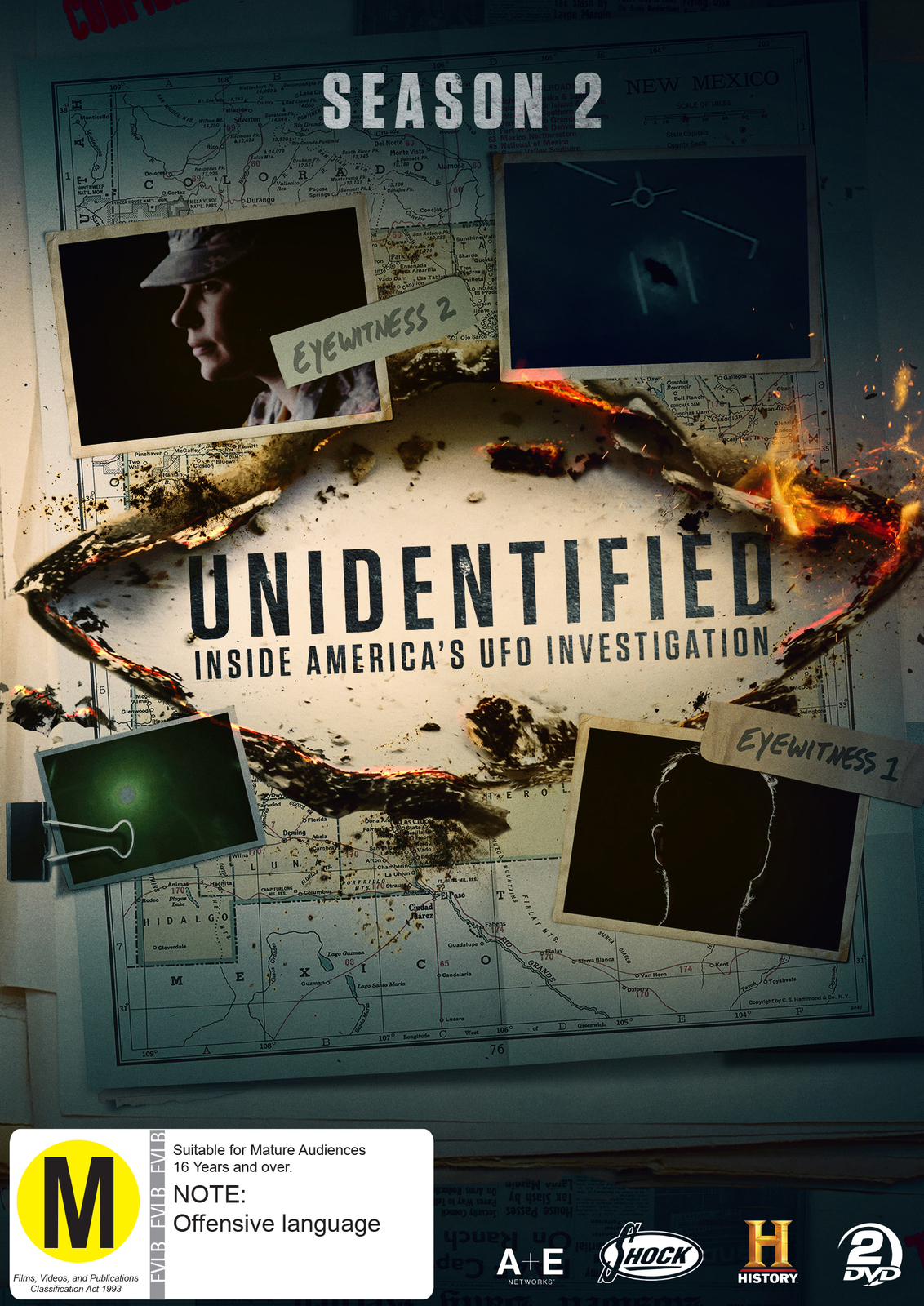 Unidentified: Inside America's UFO Investigation: Season 2 on DVD image