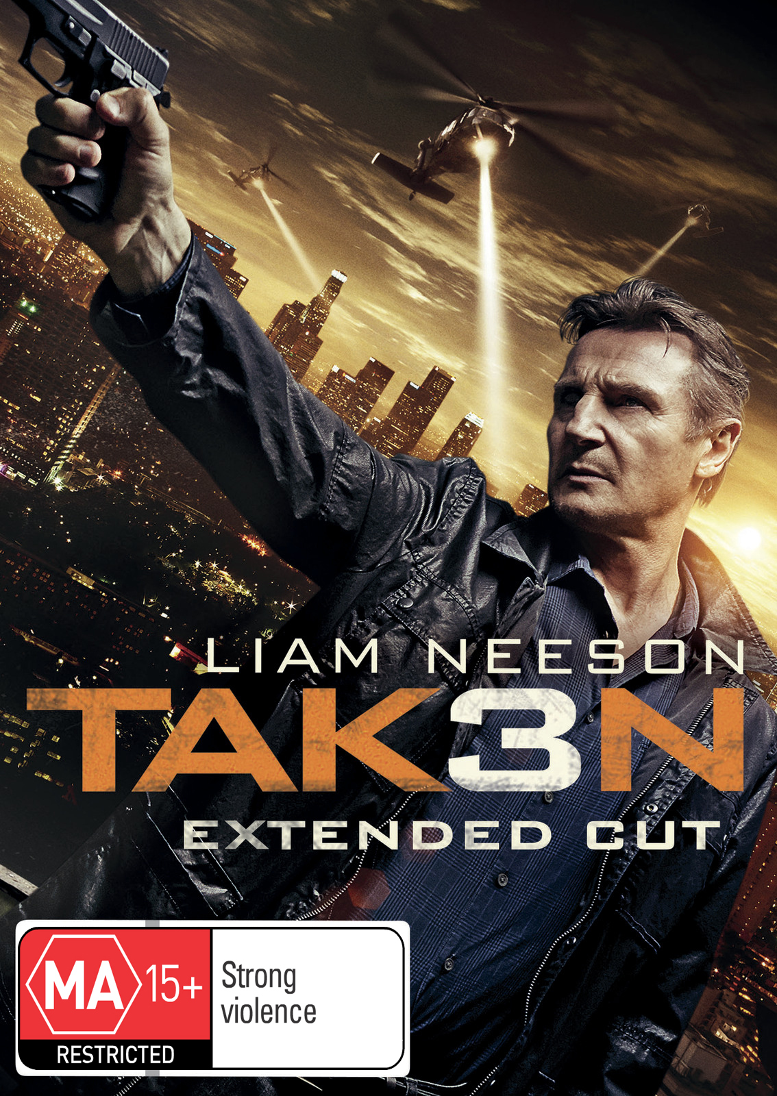 Taken 3 on DVD image