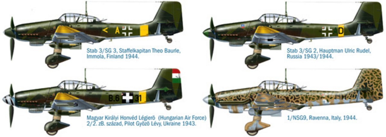 Italeri: 1/48 JU-87 D5 Stuka - Model Kit